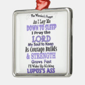 De gebeden van de Warrior Lupus Metalen Ornament (Links)