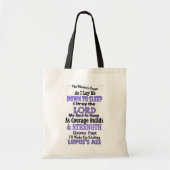De gebeden van de Warrior Lupus Tote Bag (Voorkant)