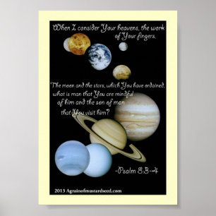 De Gebeden van het Heilige Schrift van de bijbel Poster