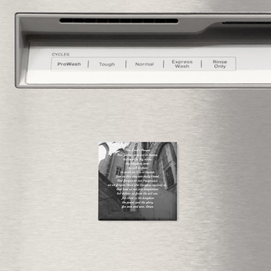 De gebedsmagneet van de Heer Magneet (Insitu (Vaatwasser))