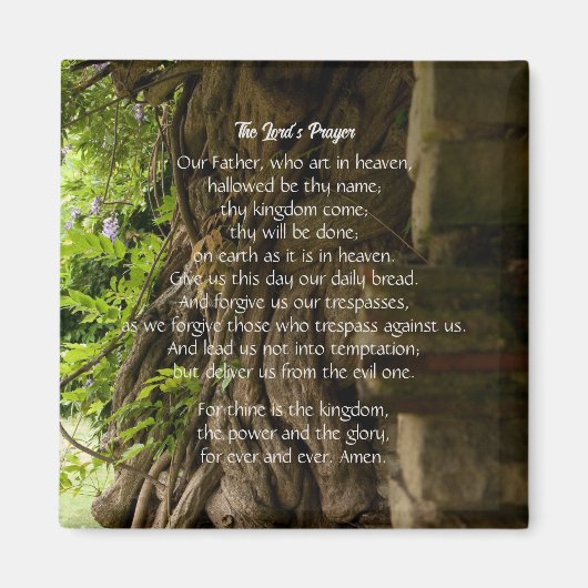 De gebedsmagneet van de Heer Magneet (Voorkant)