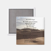 De gebedsmagneet van de Heer Magneet (Voorkant / Achterkant)