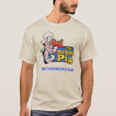 De gebeelde varkensrog lange hoes T-shirt (Voorkant)