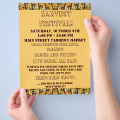 De Gebeurtenis van de herfst - Al tekst kan worden Flyer (Hand)