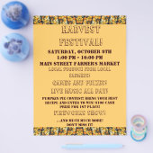 De Gebeurtenis van de herfst - Al tekst kan worden Flyer (Enkel)