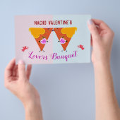 De gebeurtenis van Nacho Valentijns Kissingsen Flyer (Hand)