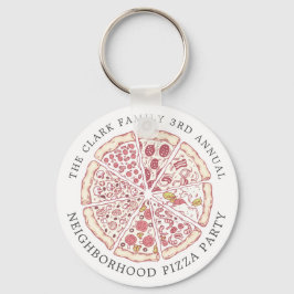 De Gebeurtenis van Pizza de Geachte Sleutelhanger 