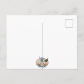 De Gebloemde Pasteltoren Briefkaart (Achterkant)