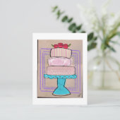 De Gebloemde Pasteltoren Briefkaart (Staand voorkant)