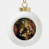 De Geboorte 1495 Keramische Bal Ornament (Voorkant)