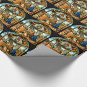 De Geboorte, beroemd kunstwerk van Botticelli Cadeaupapier (Hoek)