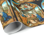 De Geboorte, beroemd kunstwerk van Botticelli Cadeaupapier (Rol Hoek)