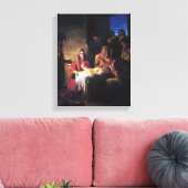 DE Geboorte Canvas Afdruk (Insitu (Woonkamer))