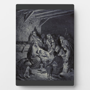 De Geboorte door Gustave Doré Premium Victoriaanse Fotoplaat