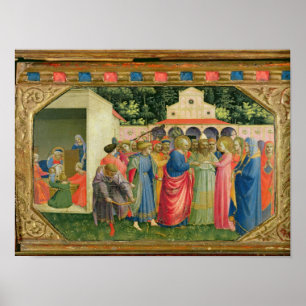 De geboorte en het huwelijk van de Maagd Poster