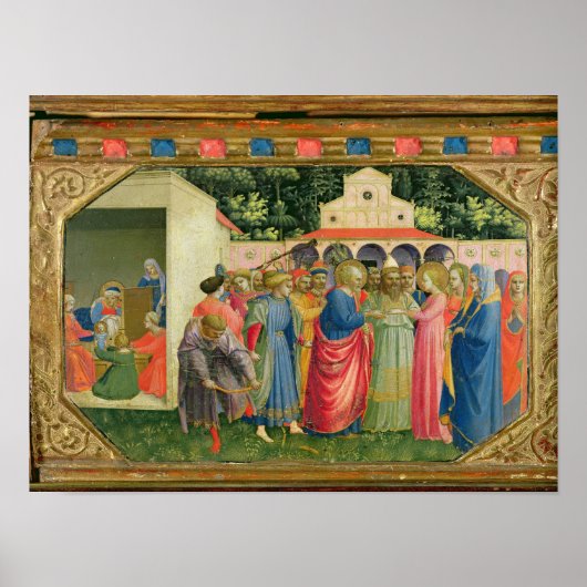 De geboorte en het huwelijk van de Maagd Poster (Voorkant)