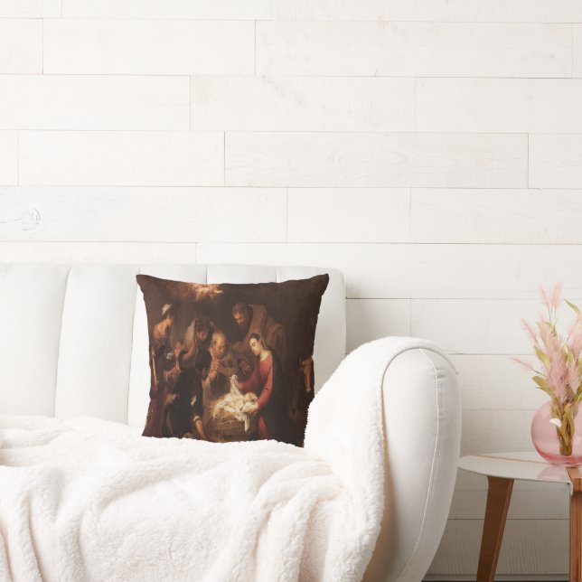 De Geboorte Herders 1668 Kussen (Bank)