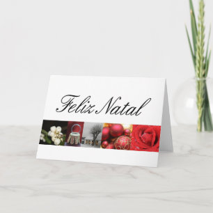 De Geboorte, Portugese Kerstkaart van Feliz Feestdagen Kaart