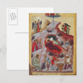 De Geboorte, Russisch icoon, 16e eeuw Briefkaart (Voorkant / Achterkant)