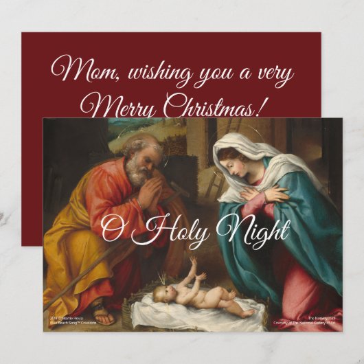 De geboorte van Christus 1523c | de Blauwe Kaart (Voorkant / Achterkant)