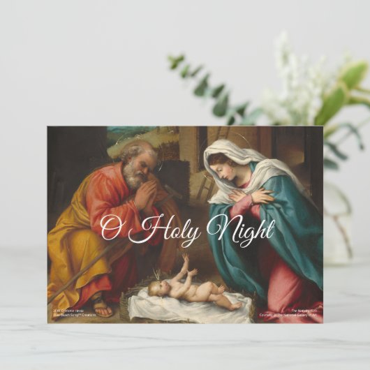 De geboorte van Christus 1523c | de Blauwe Kaart (Staand voorkant)