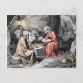 De geboorte van Christus Briefkaart (Voorkant)