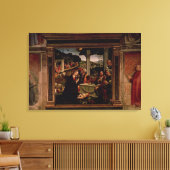 De geboorte van Christus Canvas Afdruk (Insitu (Woonkamer))