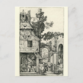 De geboorte van Christus door Albrecht Durer Feestdagenkaart