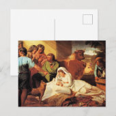 De Geboorte van Christus door John Singleton Cople Briefkaart (Voorkant / Achterkant)