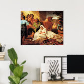 De Geboorte van Christus door John Singleton Cople Poster (Thuiskantoor)