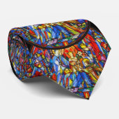 De geboorte van Christus Geschilderde Stijl van Stropdas (Opgerold)