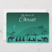 De Geboorte van Christus Kerstkaart (Voorkant)