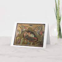 De geboorte van Christus, (olie op paneel)