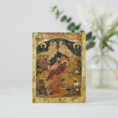 De Geboorte van Christus Orthodox Christelijk Icoo Briefkaart (Staand voorkant)