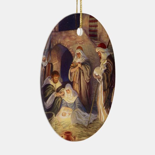 De Geboorte van Christus Scence van het Ornament (Rechts)