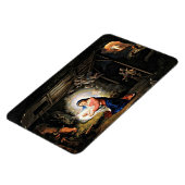 De geboorte van Christus, schilderkunst Magneet (Linkerzijde)