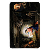 De geboorte van Christus, schilderkunst Magneet (Verticaal)