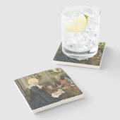 De geboorte van Christus Stenen Onderzetter (Zijkant)