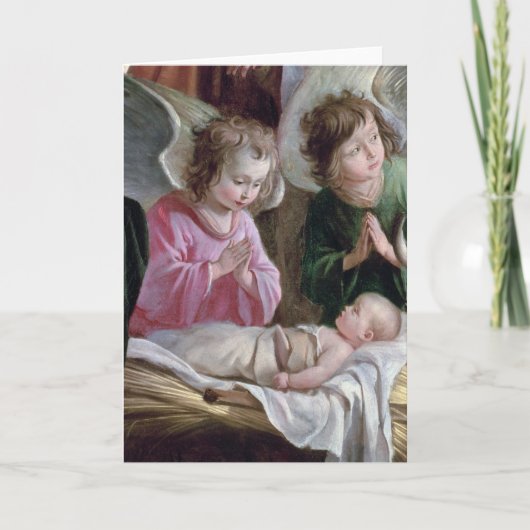 De geboorte van Christus, van het Buxtehude Feestdagen Kaart (Voorkant)