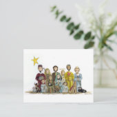 De Geboorte van Christus van Kerstmis Feestdagenkaart (Staand voorkant)