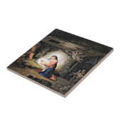 De Geboorte van Christus, Vladimir Borovikovsky, Tegeltje (Zijkant)