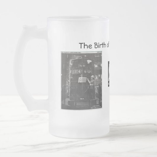 De geboorte van de centrale spoorweg Penn Matglas Bierpul (Links)