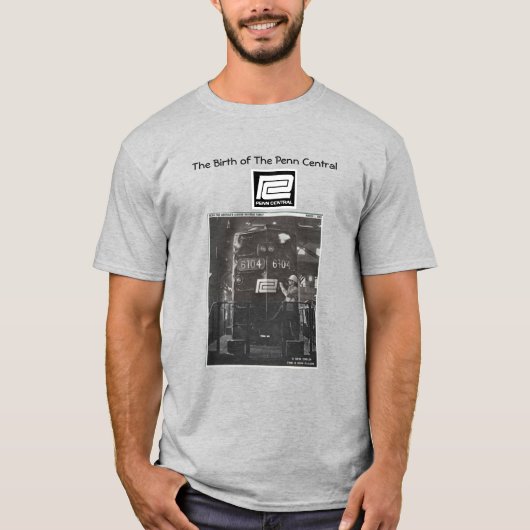 De geboorte van de centrale spoorweg T-Shirt in Pe (Voorkant)