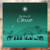 De geboorte van de Christus Natitivity Scene Windo Raamsticker (Vel 2)