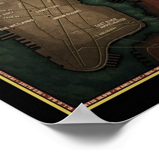 De geboorte van de Hip Hop Poster (Hoek)