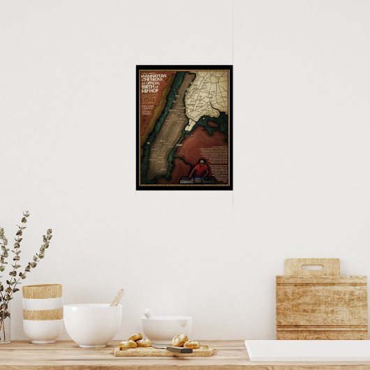 De geboorte van de Hip Hop Poster (Keuken)