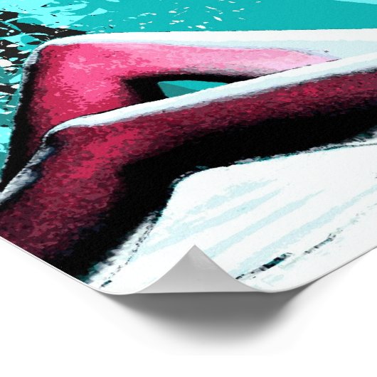 De geboorte van de liefde poster (Hoek)