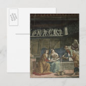 De geboorte van de Maagd, 1485-90 Briefkaart (Voorkant / Achterkant)