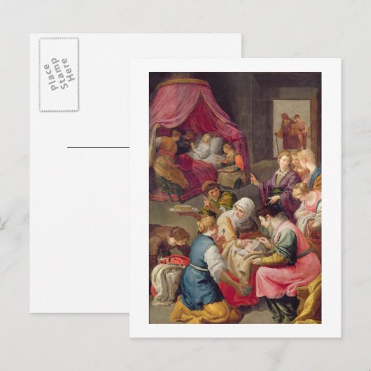 De geboorte van de Maagd, 1640 (olie op doek) Briefkaart (Voorkant / Achterkant)