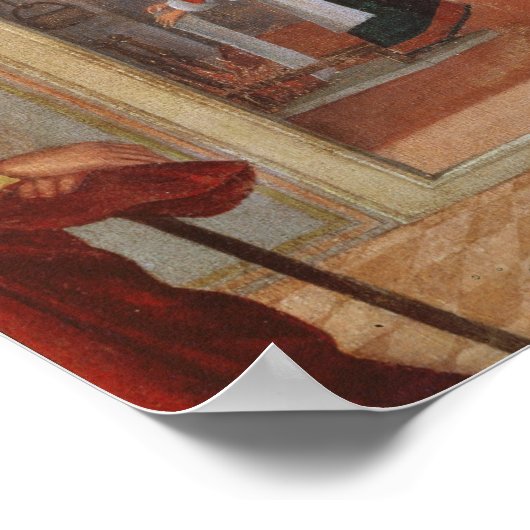 De geboorte van de Maagd Poster (Hoek)